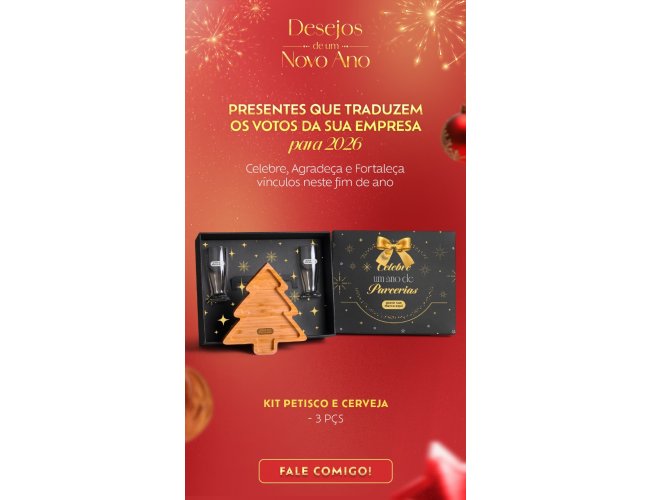 Kit para petisco e cerveja 3 pe�as