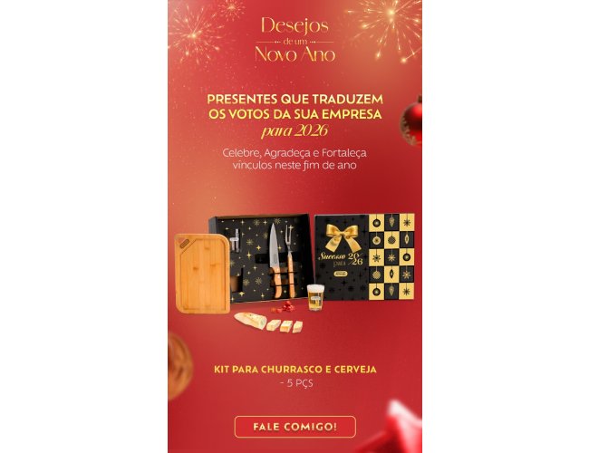 Kit para Churrasco e Cerveja - 5 pe�as