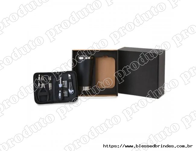Kit Copo Trmico E Conjunto De Ferramentas - 17 Ps