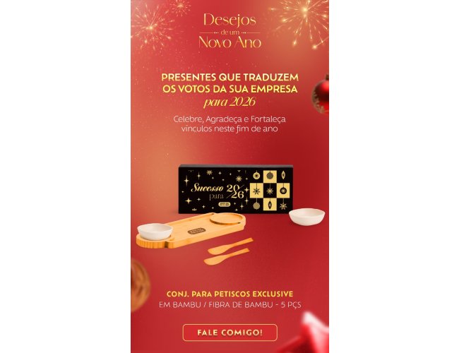 Conjunto de petiscos em bambu  5 pe�as